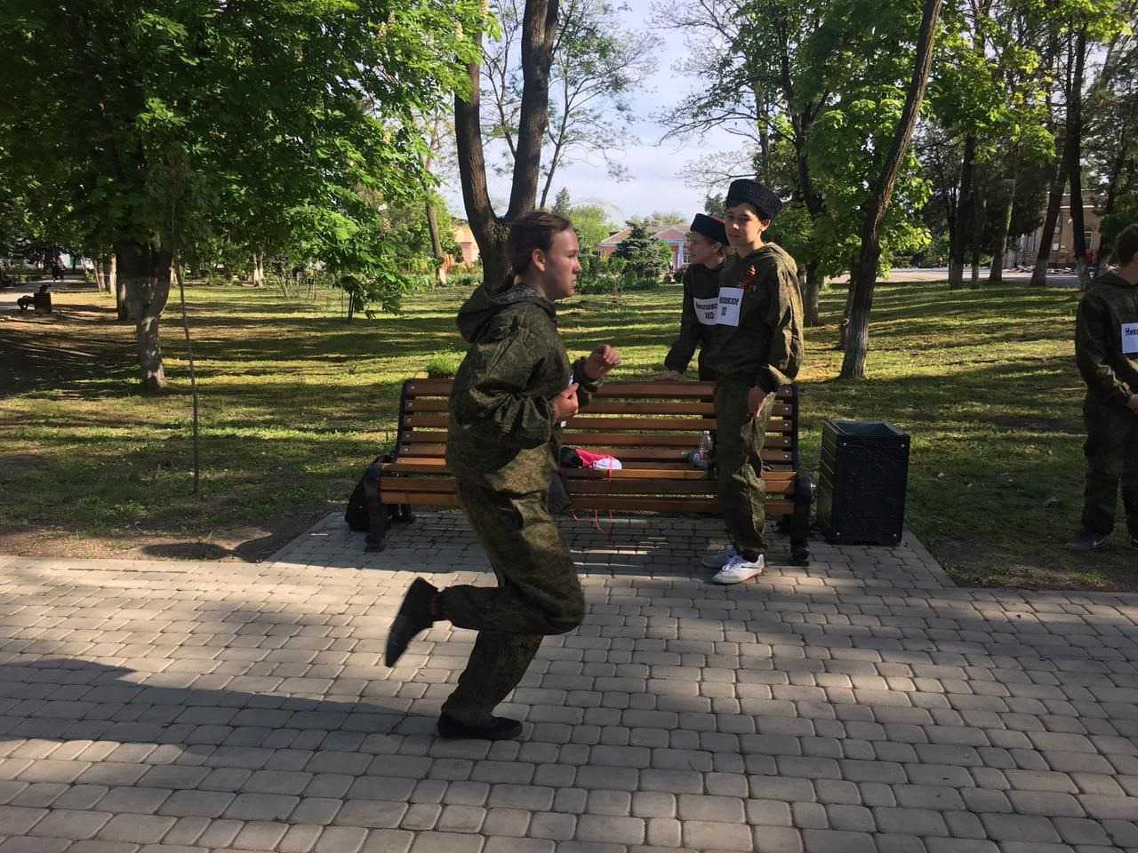 Соревнования по бегу на казачью версту прошли в Щербиновском районе - Союз  казачьей молодежи Кубани!